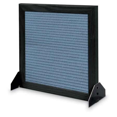 Indoor Enclosed Combo Board,48x36,Bronze Frame/Grey & Cobalt
